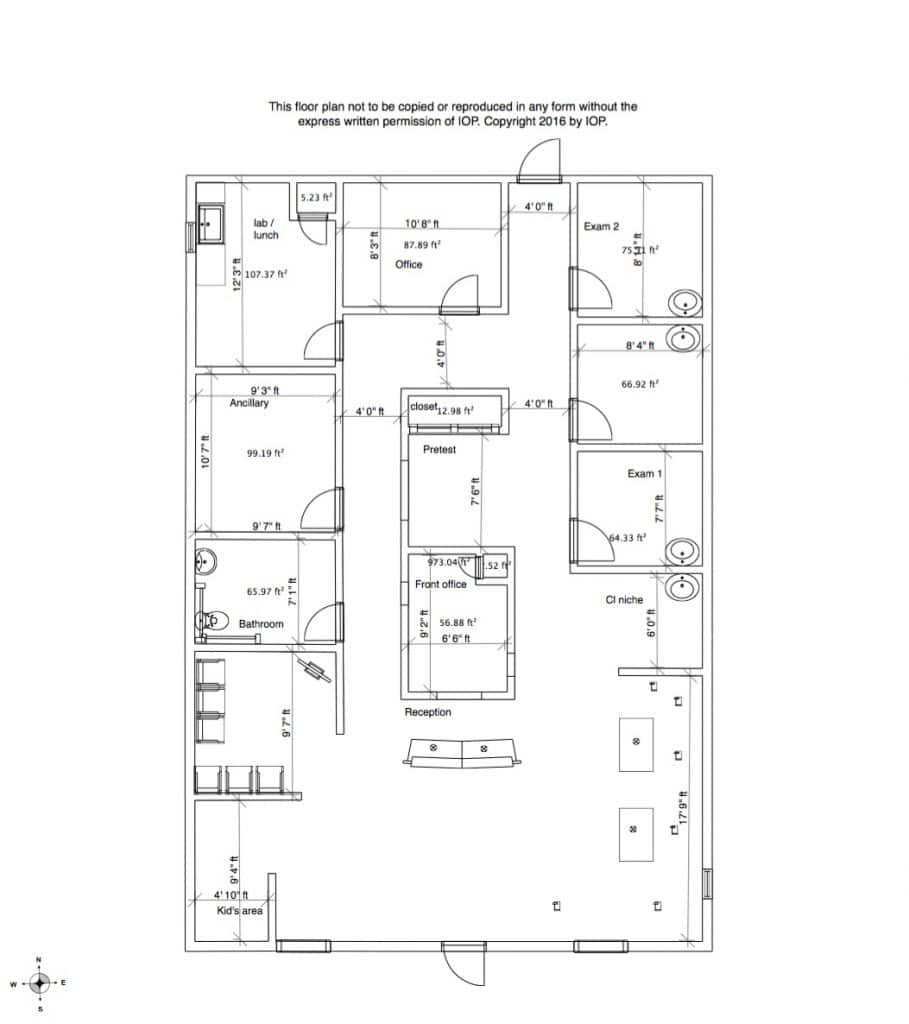 Optometric Office Floor Plans